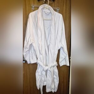 White Terry Cloth Plus Size 2x 3x Melsimo Towel Robe Cotton Bathrobe Pockets